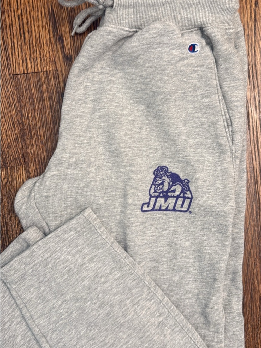 Champion Gray JMU Logo Joggers